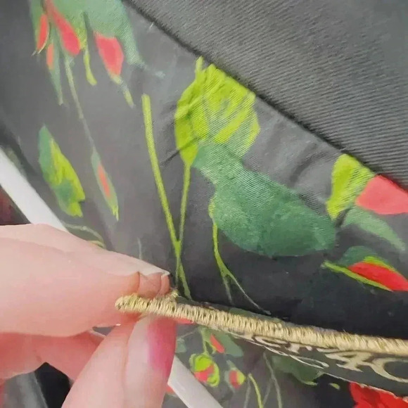 Vintage Dolce & Gabbana Only Under 40 Collection Black Satin Jacket Size 6 US - Picture 12 of 12